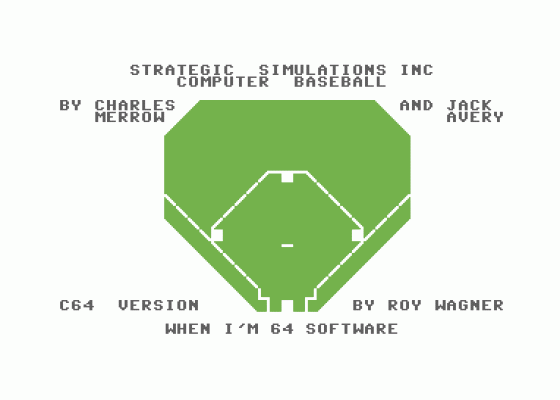 Computer Baseball