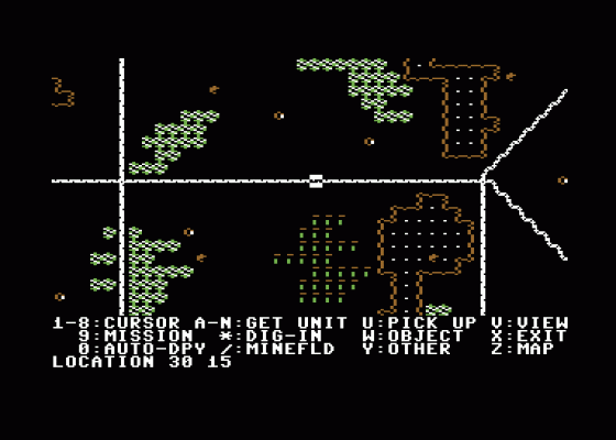 Panzer Strike Screenshot 6 (Commodore 64/128)