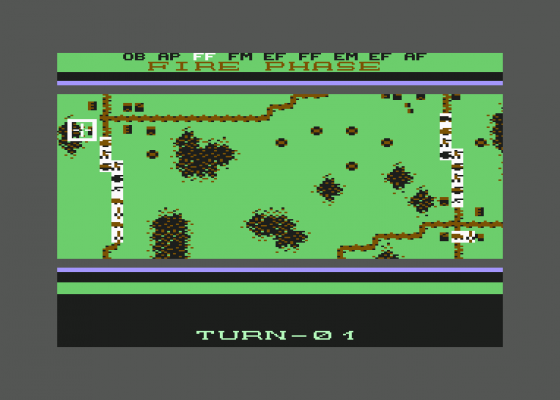 Wargame Construction Set Screenshot 11 (Commodore 64/128)