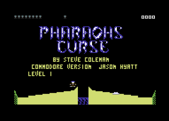 The Pharoah's Curse Screenshot 9 (Commodore 64)