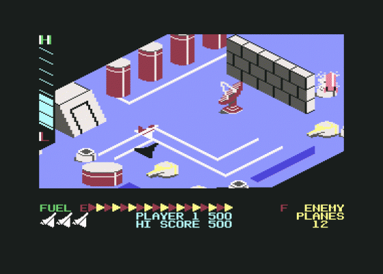 Zaxxon Screenshot 7 (Commodore 64)