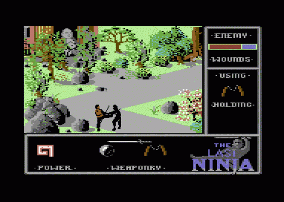 The Last Ninja Screenshot 5 (Commodore 64/128)