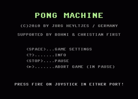 Pong Machine
