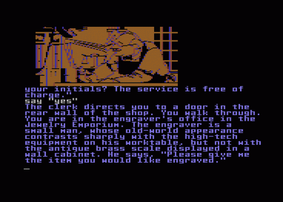 Fahrenheit 451 Screenshot 7 (Commodore 64)