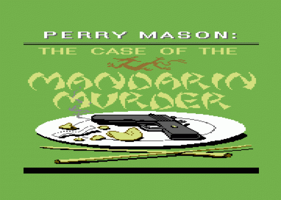 Perry Mason: The Case Of The Mandarin Murder