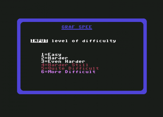 Admiral Graf Spee Screenshot 12 (Commodore 64)