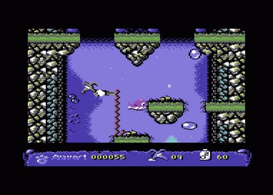 Nobby The Aardvark Screenshot 6 (Commodore 64/128)
