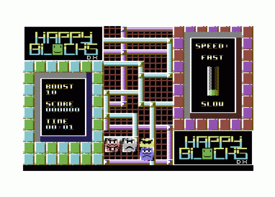 Happy Blocks DX Screenshot 16 (Commodore 64/128)