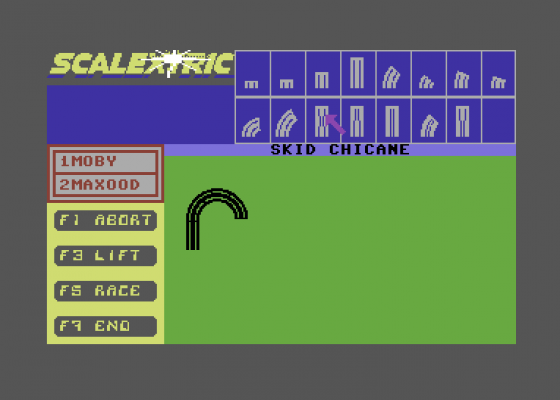 Slot Car Racer Screenshot 6 (Commodore 64/128)