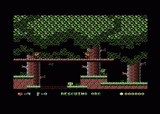 Rescuing Orc Screenshot 5 (Commodore 64/128)