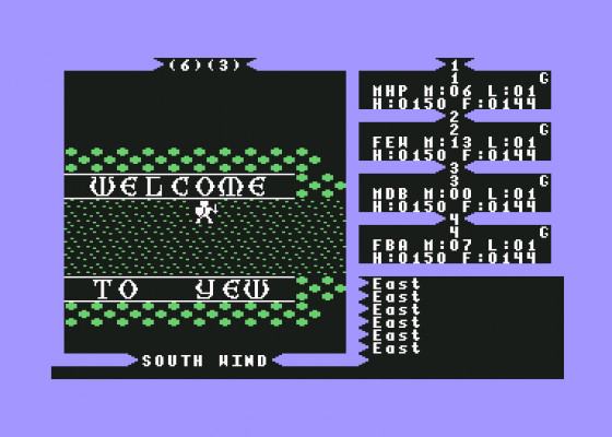 Ultima III: Exodus Screenshot 7 (Commodore 64)