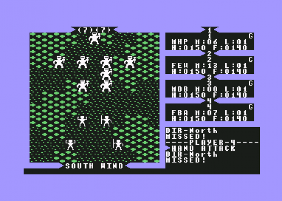 Ultima III: Exodus Screenshot 8 (Commodore 64)