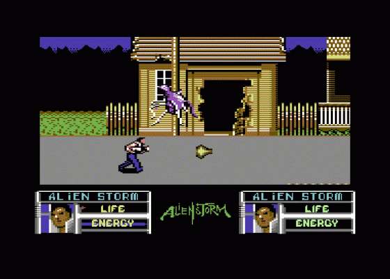 Alien Storm Screenshot 5 (Commodore 64)