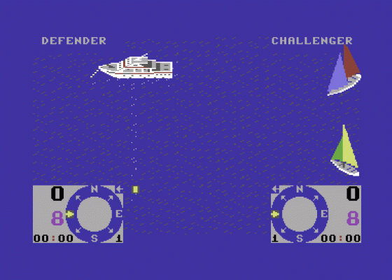 America's Cup Challenge Screenshot 8 (Commodore 64/128)