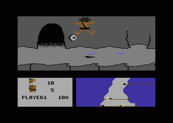 B.C. II: Grog's Revenge Screenshot 9 (Commodore 64)
