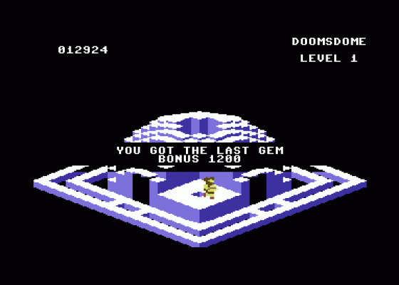 Crystal Castles Screenshot 7 (Commodore 64/128)