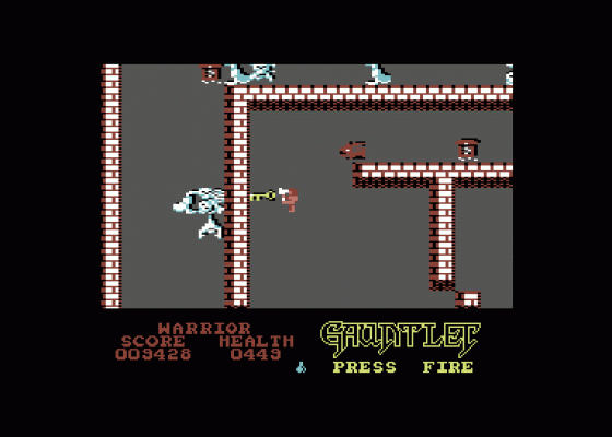 Gauntlet: The Deeper Dungeons Screenshot 5 (Commodore 64/128)