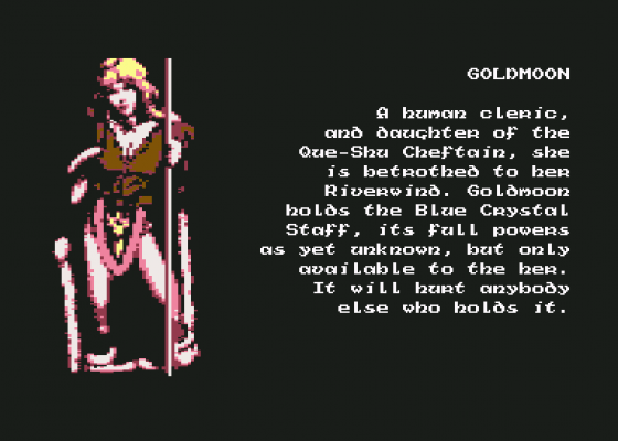 Advanced Dungeons & Dragons: Heroes Of The Lance Screenshot 6 (Commodore 64)