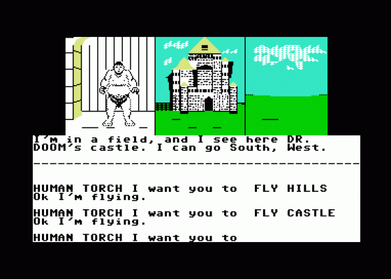 Human Torch & The Thing Screenshot 6 (Commodore 64)