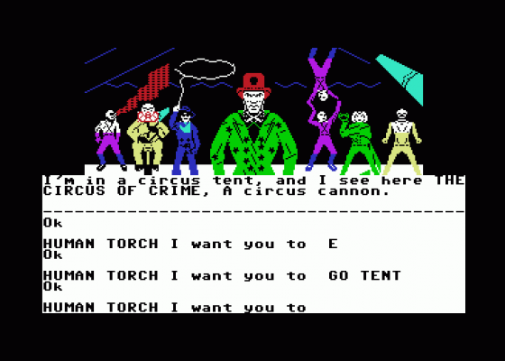 Human Torch & The Thing Screenshot 8 (Commodore 64)