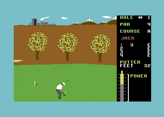 Leader Board: Executive Edition Screenshot 5 (Commodore 64/128)