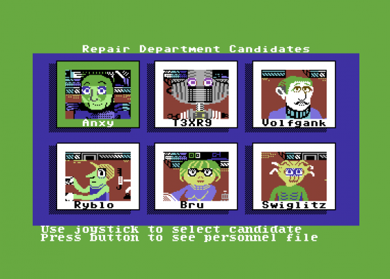 Psi-5 Trading Company Screenshot 5 (Commodore 64/128)