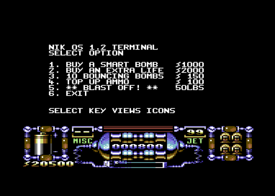 Dan Dare III: The Escape Screenshot 16 (Commodore 64)