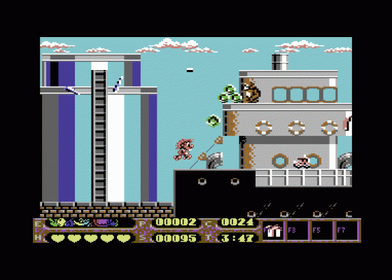 Rolling Ronny Screenshot 8 (Commodore 64/128)