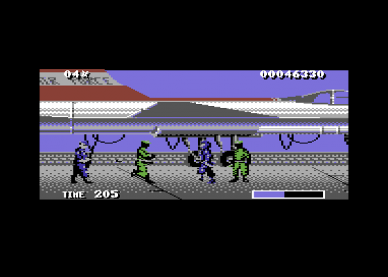 The Ninja Warriors Screenshot 6 (Commodore 64)