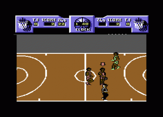 Magic Johnson's Basketball Screenshot 5 (Commodore 64)