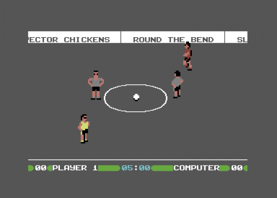 International 5-A-Side Screenshot 1 (Commodore 64/128)