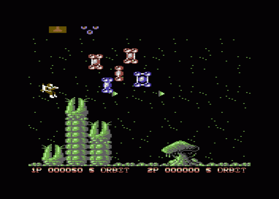 Zybex Screenshot 1 (Commodore 64/128)