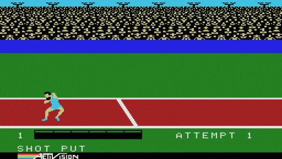 Decathlon Screenshot 1 (Coleco Vision Games System)