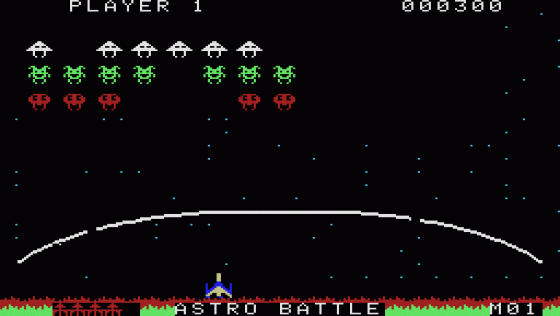 Gorf Screenshot 1 (Coleco Vision Games System)