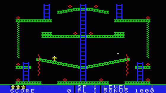 Jumpman Jr. Screenshot 1 (Coleco Vision Games System)