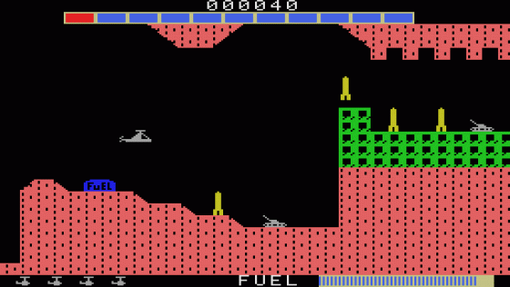 Super Cobra Screenshot 1 (Coleco Vision Games System)