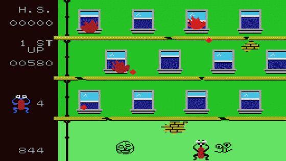 Frantic Freddy Screenshot 1 (Coleco Vision Games System)