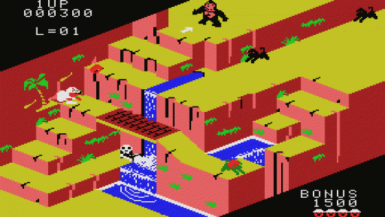 Congo Bongo Screenshot 1 (Coleco Vision/Adam)