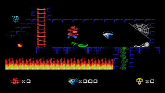 Sydney Hunter And The Sacred Tribe Screenshot 5 (Coleco Vision/Adam)