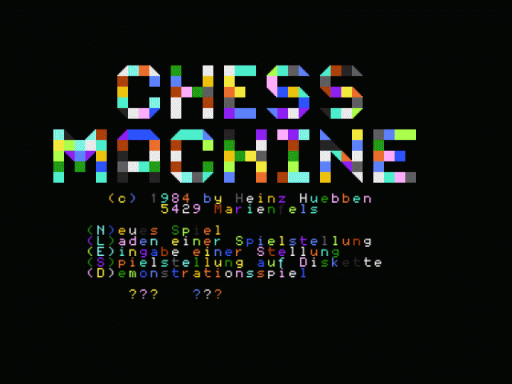 Chess Machine