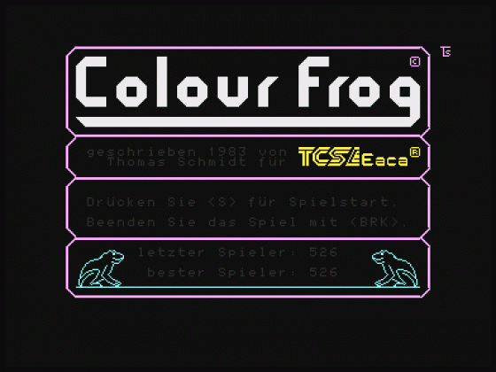 Colour Frog Screenshot 17 (Colour Genie)