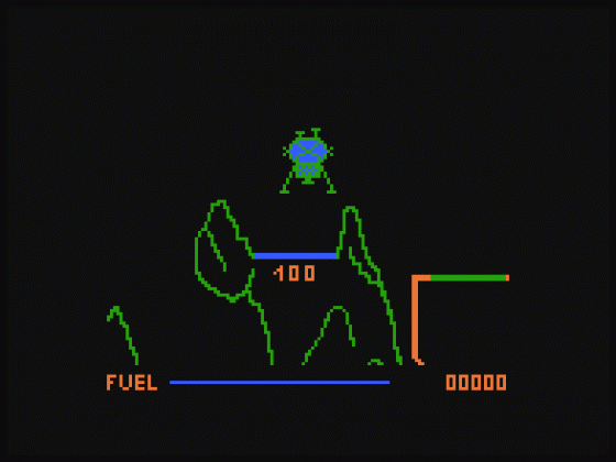 Lunar Lander Screenshot 7 (Colour Genie)