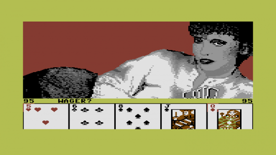 Strip Poker II Screenshot 5 (Commodore Plus 4)