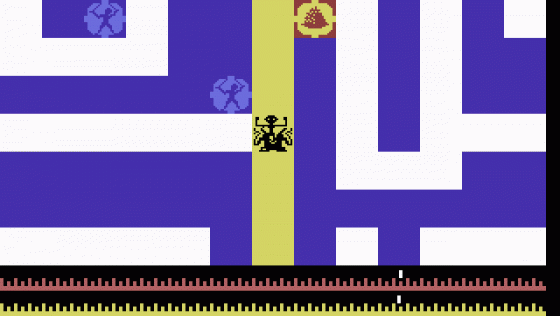 Maziacs Screenshot 1 (Commodore Plus 4)