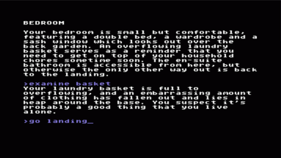 Unhallowed Screenshot 11 (Commodore 64/Plus 4)