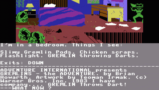 Gremlins Plus 4 Screenshot 1 (Commodore Plus 4)