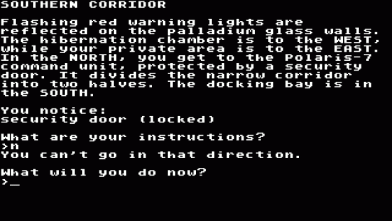 Hibernated I: This Place Is Death Screenshot 7 (Commodore 64/Plus 4)