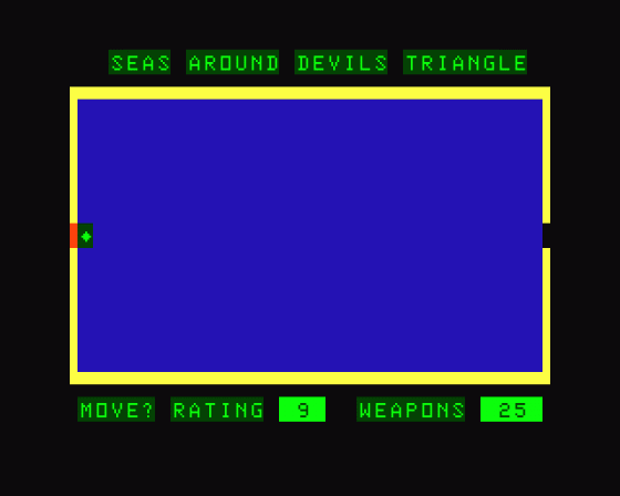 Devil's Triangle Screenshot 2 (Dragon 32)