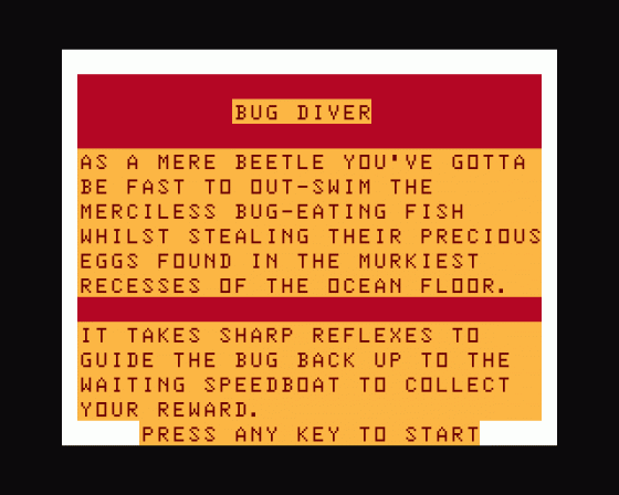 Bug Diver