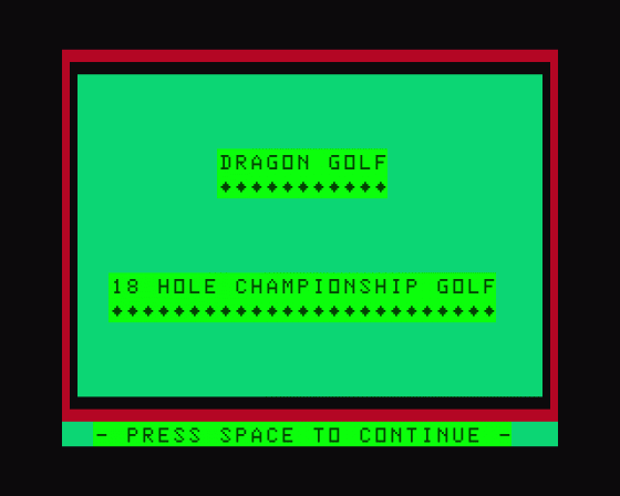 Dragon Golf